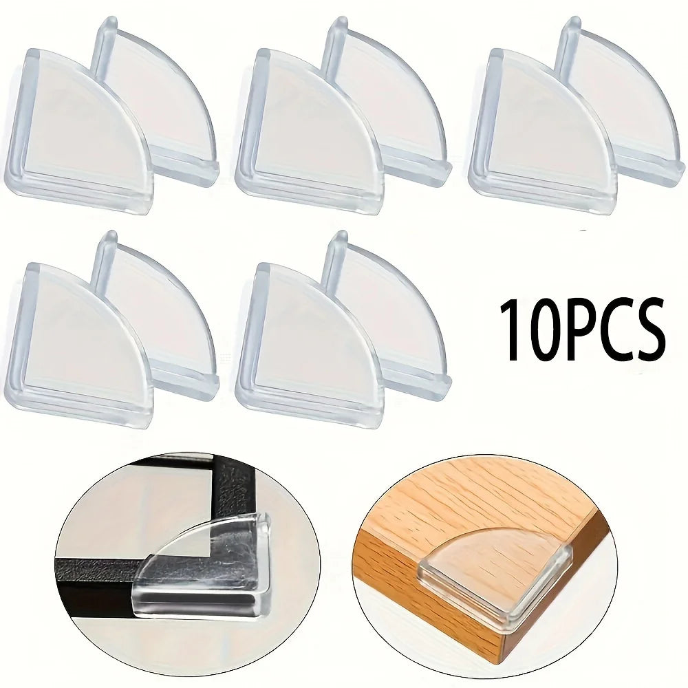 5/10pcs Protection Corner Guards, Furniture Edge Bumper Corner Guards, Safety Guards And CornerPads For Tables, Cribs, Fireplace