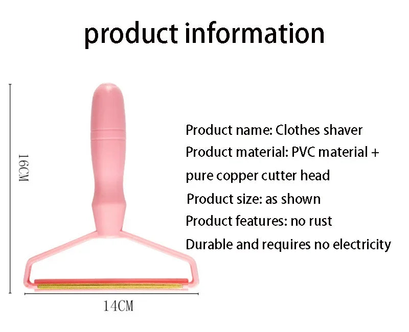 Lint remover pellet scraper for clothes pet hair cleaning roller Coat carpet wool razor brush for lint removal anti plush 1 PCS