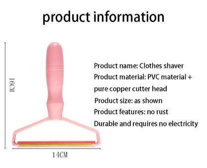 Lint remover pellet scraper for clothes pet hair cleaning roller Coat carpet wool razor brush for lint removal anti plush 1 PCS