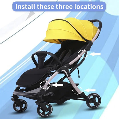 Twin Baby Stroller Connector Universal Joints Infant Cart Secure Straps Adjustable Linker Hook Safety Baby Stroller Accessories