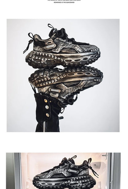 Casual Sneaker Men's Sneakers Loafers Wear-resistant Non-Slip Fashion Sports and Leisure Shoes for Men Outdoor Thick Bottom