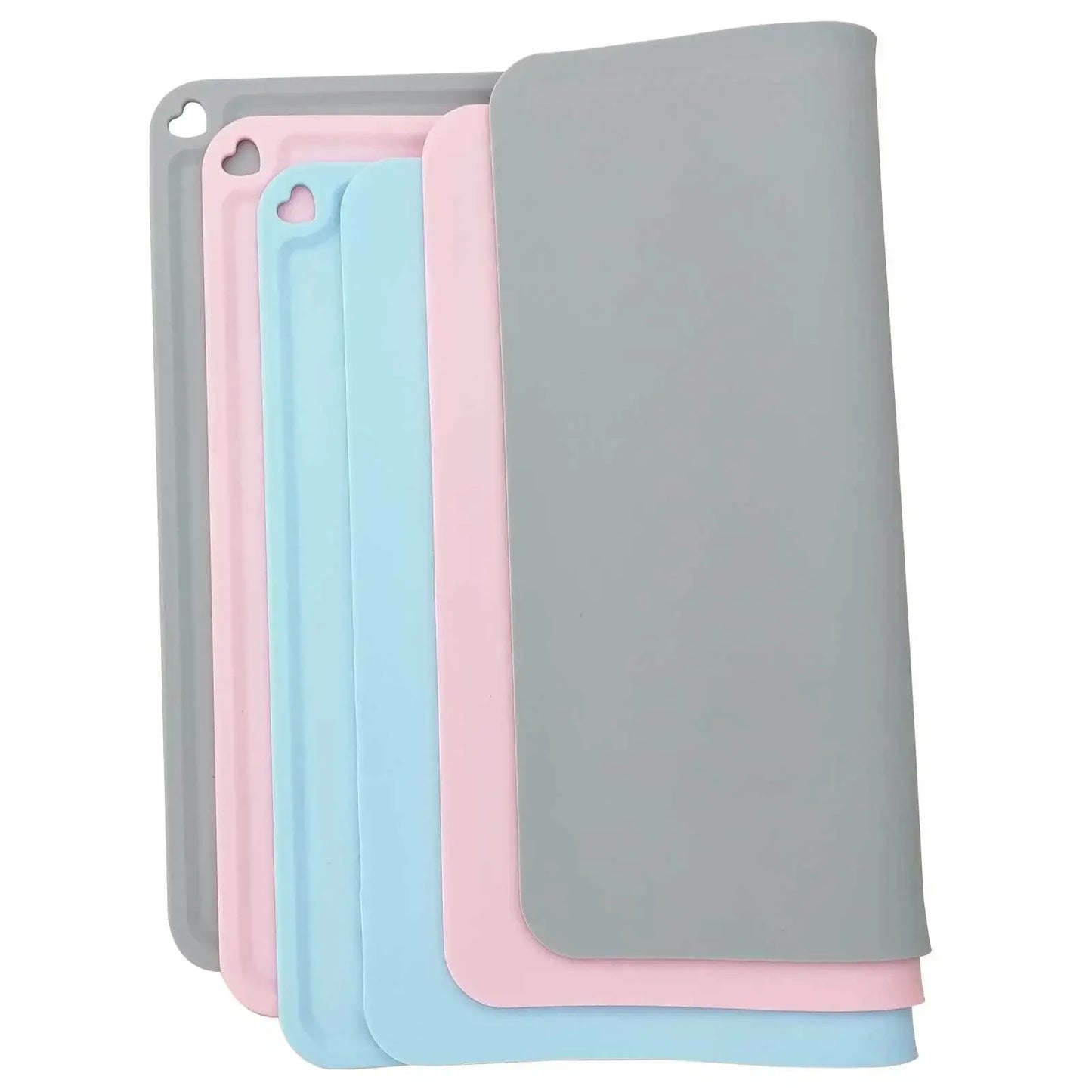 Silicone Pet Food Mat, Waterproof Non - slip Pet Mat for Cat and Dog, Easy Clean, Pet Bowl Drinking Water Pad, Feeding Mat