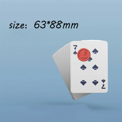 Classic Poker Card Set - Essential Party Game for Gatherings, Tabletop Games & Festive Fun, Durable & Portable Playing Cards