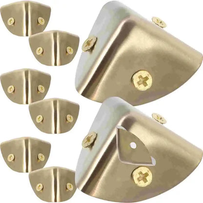 8 Pcs Wooden Box Corner Edges Guard Guards Furniture Jewelry Box Corner Protectorss for Stainless Steel Table Protection