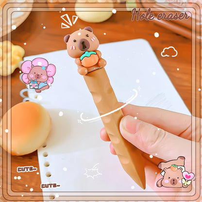 school teacher gift back to school supplies Aesthetic cute stationery Kawaii object funny erasers capybara rubber cute things
