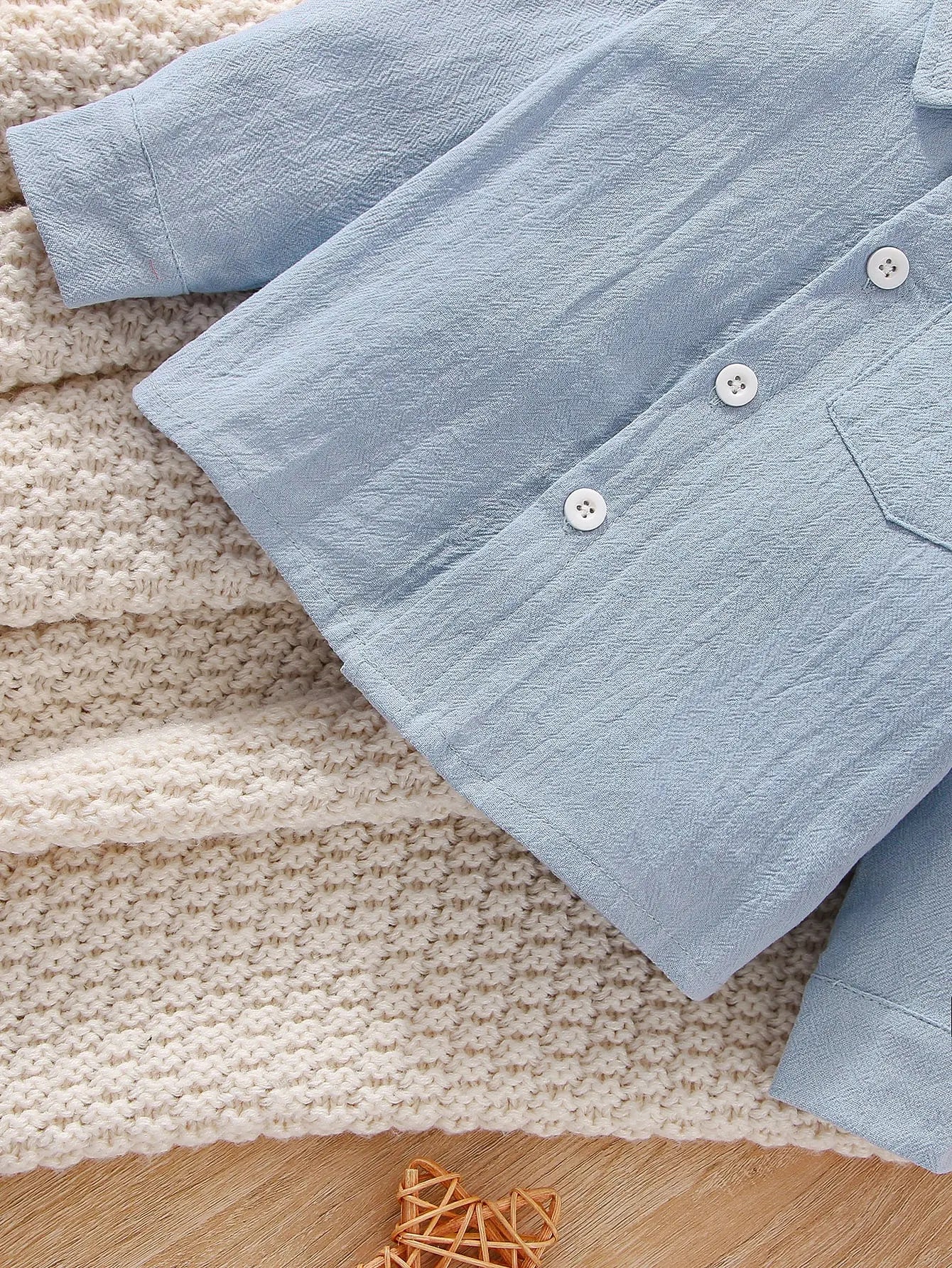 In Autumn For Newborn Baby Boys There Are Long-Sleeved Shirts Solid-Colored Tops Simple Casual Comfortable And Soft Shirts