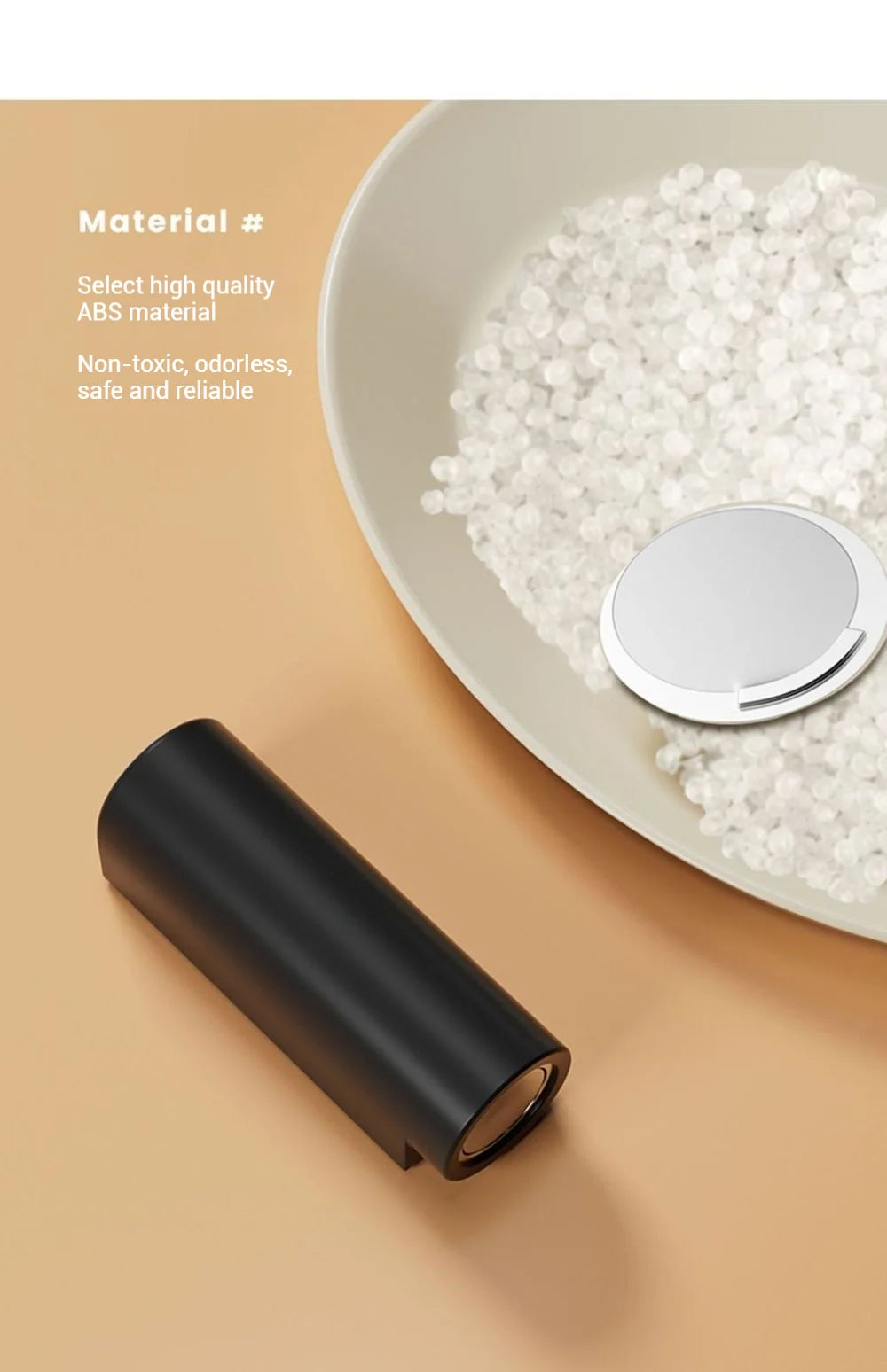 Stainless Steel Magnetic Door Stopper, Gray Black Nail Free Door Base, Door Hardware Door Close Prevention Door Stop Door Closer