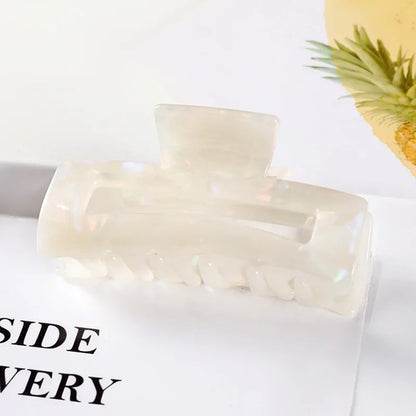 Vintage Hair Clip Simple Geometry Acetate Hair Claw Hair Clips for Women Girls Hair Accessories Hair Barrettes Crab Hair Clip