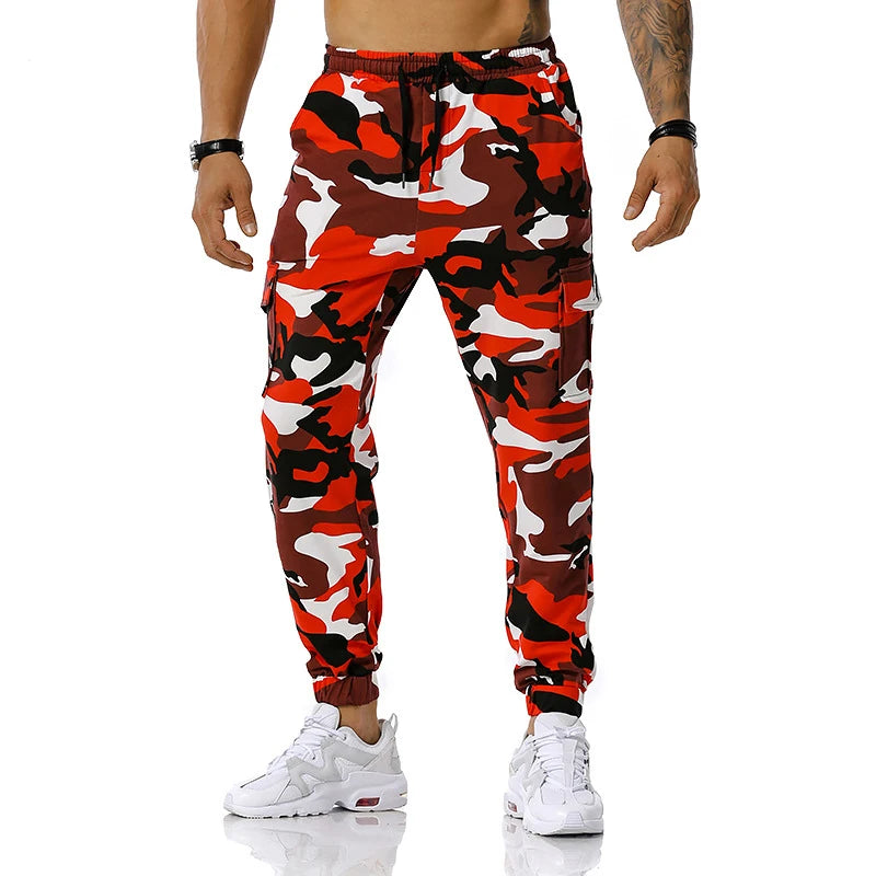 Autumn Spring Camouflage Joggers Pants Men Cargo Pants Multi-pocket Sweatpant Men Hip Hop Casual Trousers Joggers Male XXXL
