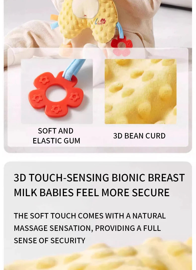 Baby Comforter Blanket Plush Stuffed Animal Security Blanket for Babies Soothe Appease Towel Soft Plush Newborn Sleeping Dolls