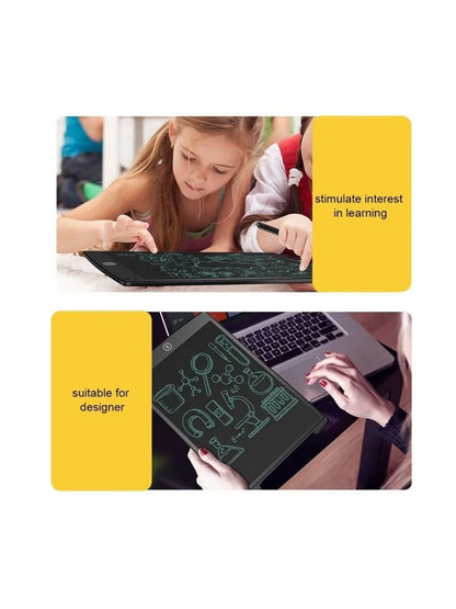 12Inch LCD Drawing Tablet Portable Digital Pad Writing Notepad Electronic Graphic Board Notes Reminder with Stylus Pen