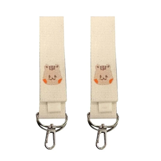 2Pcs Stroller Hooks for Hanging Bags Shopping Bags Durable Cartoon Hooks Universal Armrest Hanging Hook for Prams