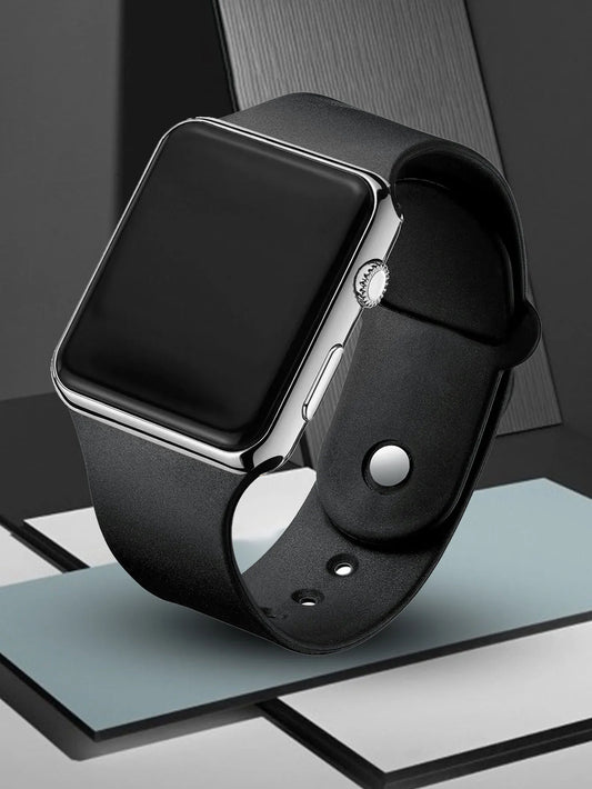 Leisure simple silicone men's electronic watch selected electronic watch gift