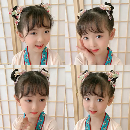 Children's Accessories Hanfu Headwear Chinese Style Hair Accessories Girls' Hair Clips Accessories Pair Clips