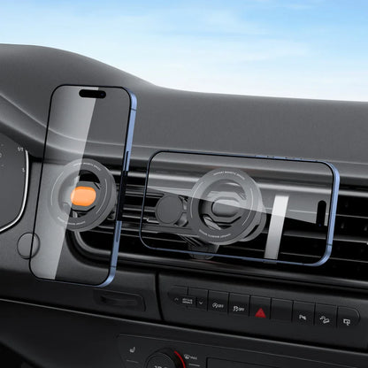 2 in 1 Car Air Vent Bracket Magnet Phone Holder Magnetic 2 Phone Mounts Car Smart Phone Holders Stands for Magsafe iPhone 16