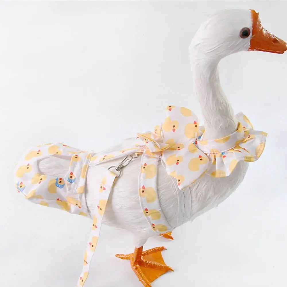 Cute Pet Duck Diaper Reusable Adjustable Goose Breast Strap Wearable Reduce Odor Chicken Diapers Poultry Supplies