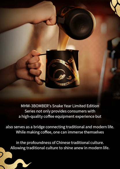MHW-3BOMBER Coffee Milk Frothing Jug Latte Art Cup Stainless Steel Milk Frother Pitcher Jug Espresso Coffee Accessories