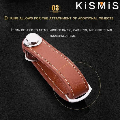 Car Key Pouch Storage Case Wallet Holder Keyring Collector Organizer Keychain Multifunctional Folding Pocket Keyholde