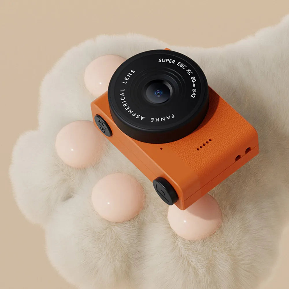 A5 Mini Camera With 1.54in Screen Vintage Camera Front Rear Camera Kids Camera Indoor Home Support TF Card Kids Vlog Camera