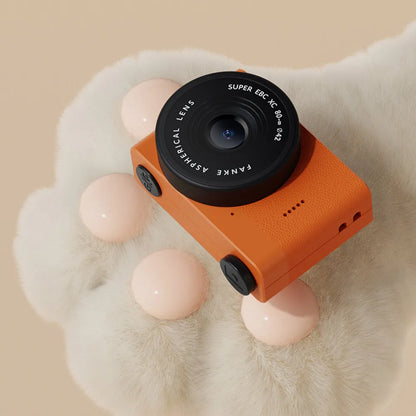 A5 Mini Camera With 1.54in Screen Vintage Camera Front Rear Camera Kids Camera Indoor Home Support TF Card Kids Vlog Camera