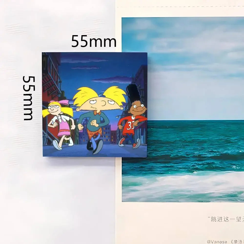 Cartoon H-Hey Arnold Fridge Magnets Fridge Magnets (Suitable for refrigerators/whiteboards/home multi-purpose)