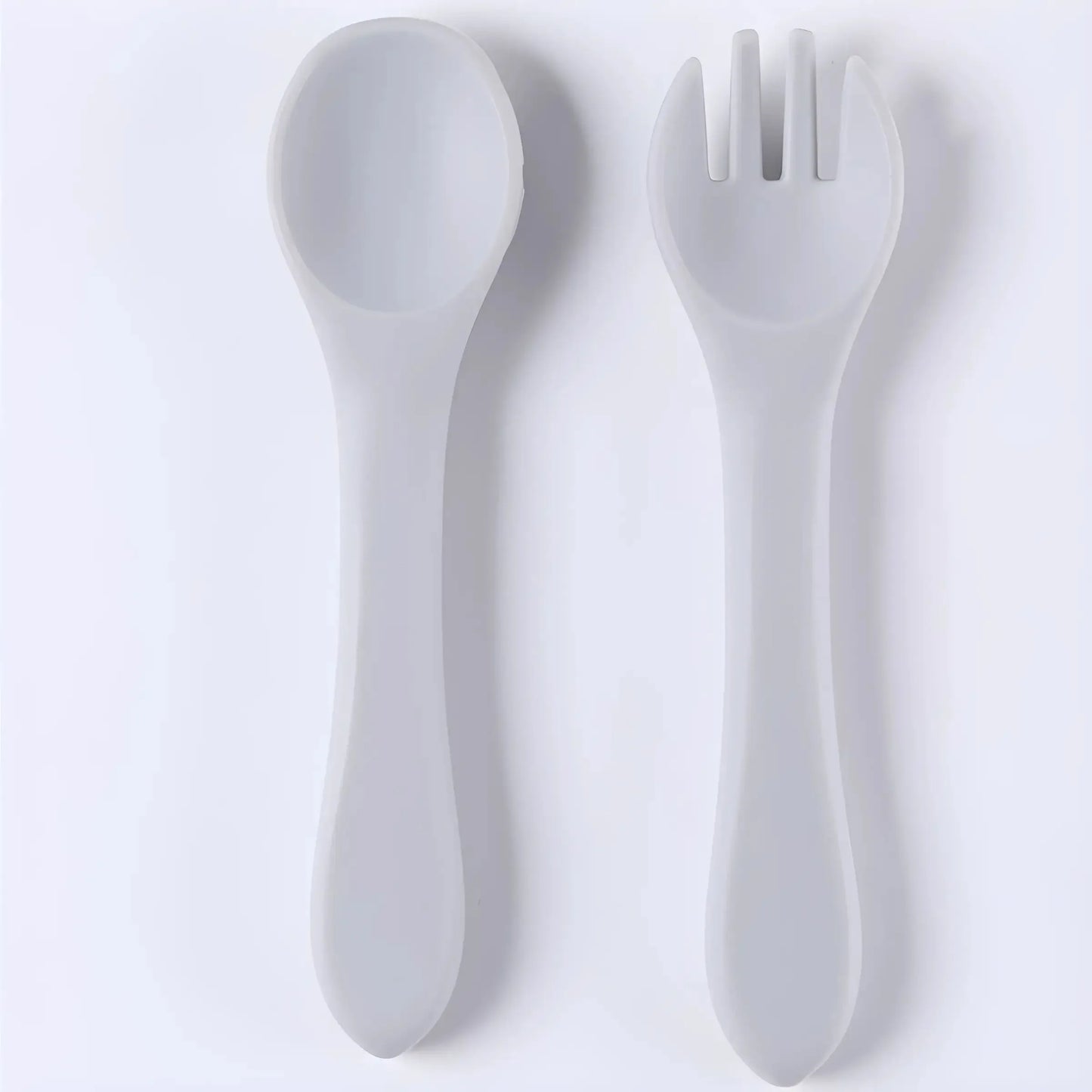 Children's tableware complementary soft spoon baby spoon baby silicone soft spoon feeding water small spoon