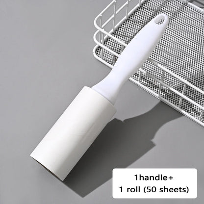 Pet Hair Lint Remover Roller Kit Extra Sticky Disposable Refills for Dog Owners, Efficient Carpet Pile and Clothes Fluff Remover