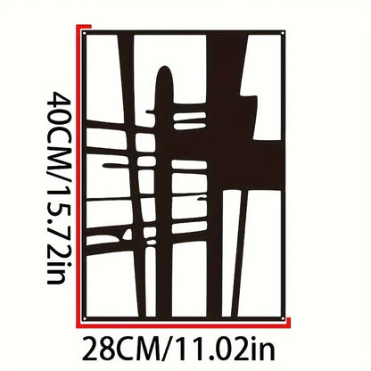 Abstract Metal Wall Art - Minimalist Single Line Decorative Sculpture. Modern Wall Decor for a Stylish Wall Art Display