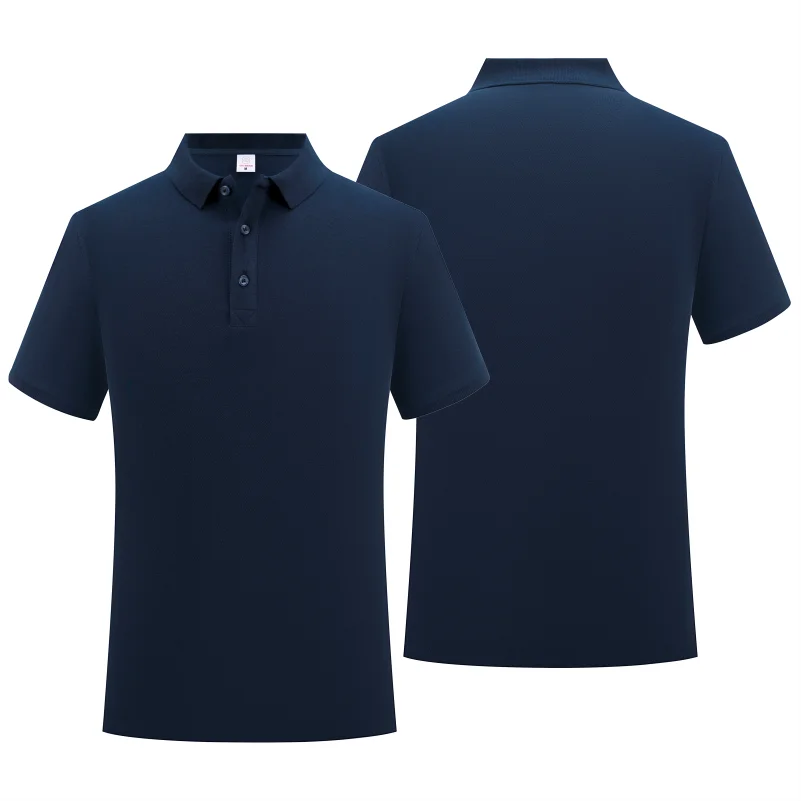 100% Cotton Solid Color Polo Shirt Casual Short Sleeve Lapel Men's Shirt Fashion Apparel 9 Color Polo Shirt