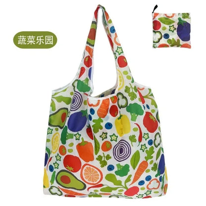 reusable bag Bag Large Foldable Shopping Bag Reusable Grocery Bag Tear-Proof Nylon Bag Suitable For Grocery Recycling Gift