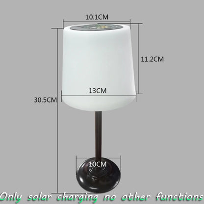 Smart Solar Table Lamp LED White Night Lights for Indoor Desk Outdoor Garden Household - Solar Powered Reading Light