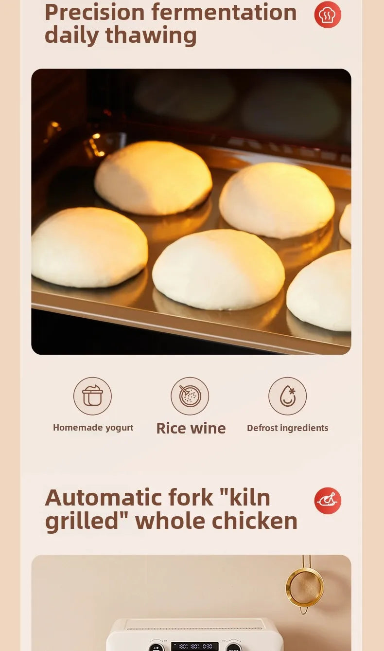 25L 1600W Air Fryer Oven Integrated Multifunctional Small Electric Oven Household