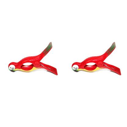 1/2PCS Cute Plastic Beach Towels Clips Large Drying Rack Retaining Clip Windproof Clothes Pegs Pins Animal Decorative Clothespin