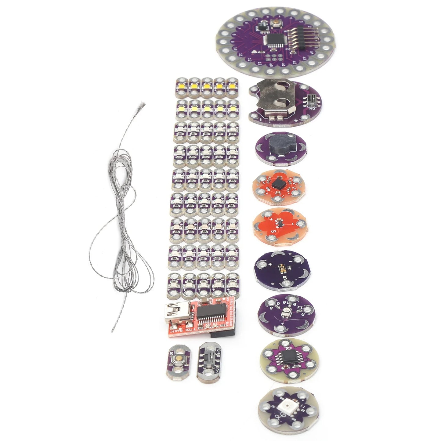 Electronics Starter Kit Conductive Thread Set Development Board Industrial Supplies