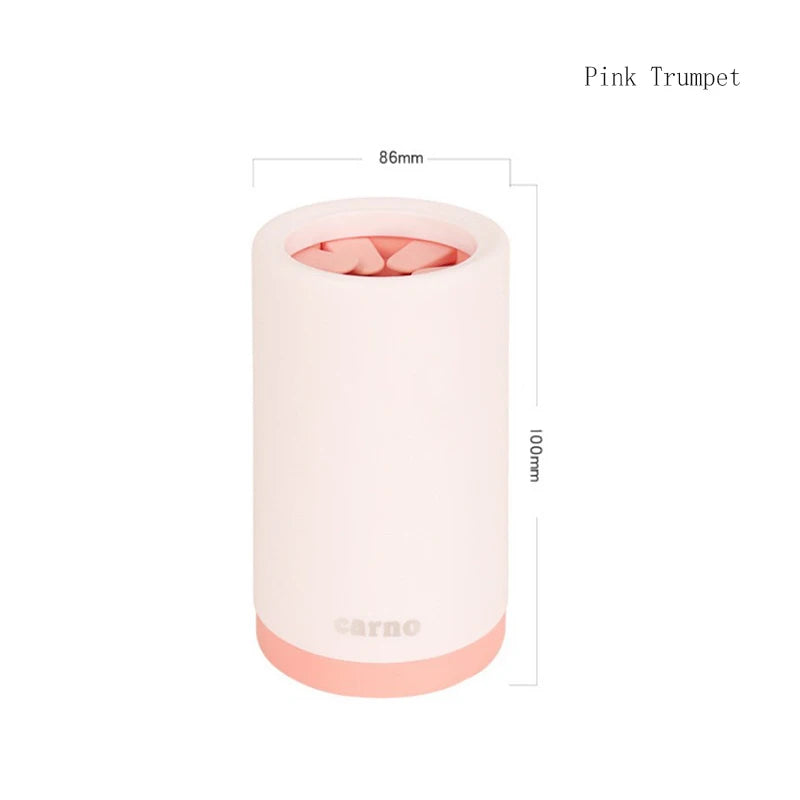 Dog Paw Cleaner Cup for Small Large Dogs Portable Outdoor Pet Foot Washer Cup Paw Clean Brush Soft Silicone Foot Wash Combs