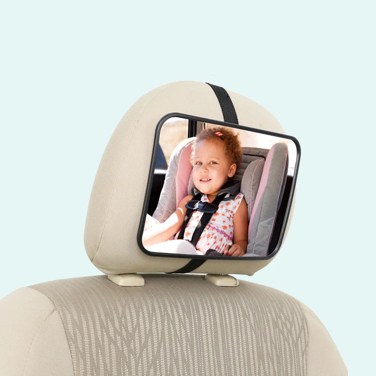 Car Baby Rearview Mirror Baby Rear View Seat Mirror Monitor Child Kids Adjustable Rear Seat Mirror Infant Rear Facing Mirrors