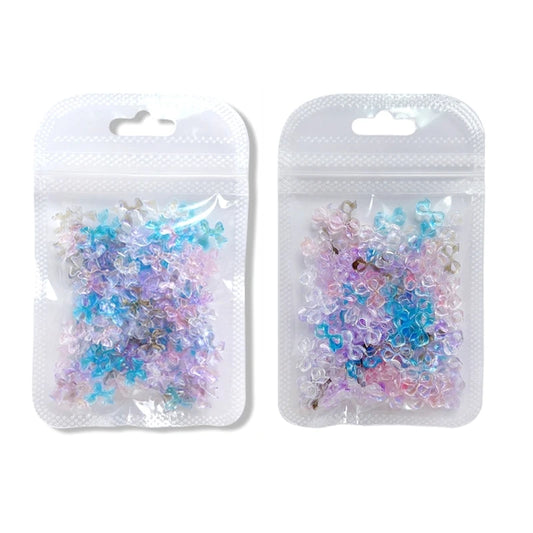831E Mixed Color Decor Resin  Art Set 3D  Art Supplies Bows   Tip  Glitter Acrylic  Art Decorations