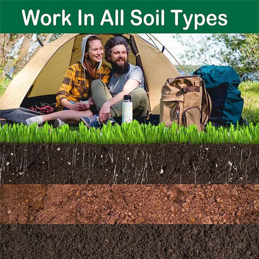 BHBD-4 Pcs 18In Ground Anchors Kit Helix Earth Ground Anchor For Camping Tent,Canopies,Swing Sets