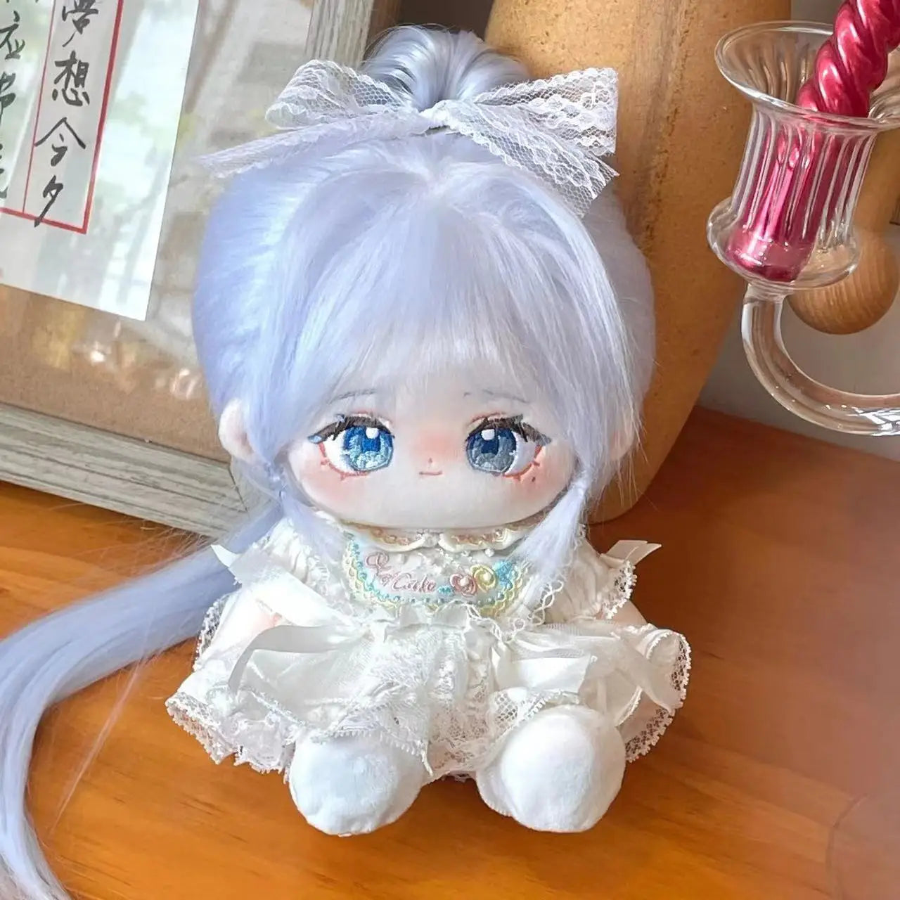 20cm Dress-up Doll's Clothes Cotton Doll Cute Clothes Cartoon Plush Doll Clothes Naked Doll Regular Body Only Clothes No Doll