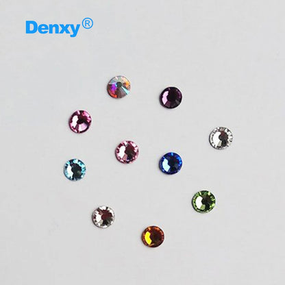 2 Box Dental Crystal Tooth Stone Crystal Diamond Teeth Decoration Jewelry Teeth Whitening Ornament Dental Bracket Orthodontic