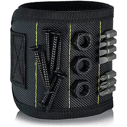 Powerful magnetic tool magnetic wristband - used to secure screws, nails, drill bits, and strong magnetic wrist tool kits parts