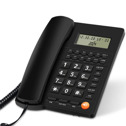 Desk Corded Telephone With Display Home Fixed Landline Phone quick dialing hands-free etc for Home Hotel Office Restaurant