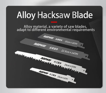 NANWEI Cordless Reciprocating Saw Adjustable Speed Electric Saw Saber Saw Portable for Wood Metal Cutting Saw