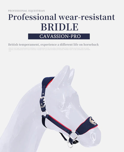 Hight Quality Equestrian Halter Anti-wear Adjustable Bridle when horse riding saddlery tools outdoor sports equipments
