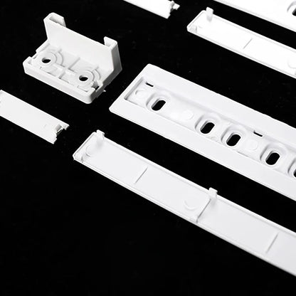 1 Set Embedded Refrigerator Slide Rail For Fridge Door Slide Rail Mounting Kit Refrigerator Door Sliding Guide Moving Slide