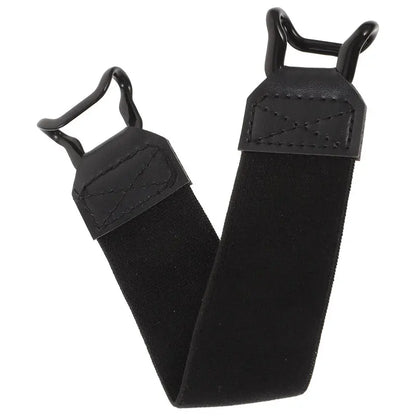 Portable Anti Drop Back Adhesive Band Tablet Hand Strap Holder For Single Hand Operation Elastic Grip Black 3x19cm Tablet