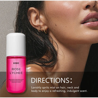 50ml Vanilla Fruity Lasting Nutriment Body Care Spray Moisturizing And Hydrating Coconut Soft Hair Care Spray Body Care Products