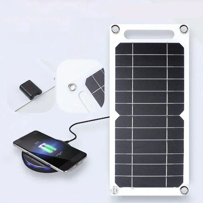 Sunpower Portable 5V 35WSolar Panel with USB Safe Stabilize Charger for Phone Power Bank Outdoor Camping Home RV Gift Use