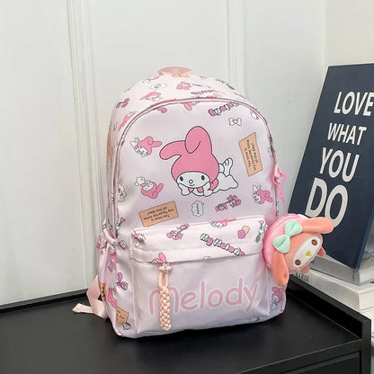 Fashion Student Backpack Cartoon Print Cute Large Capacity Backpack Fashion Student Backpack