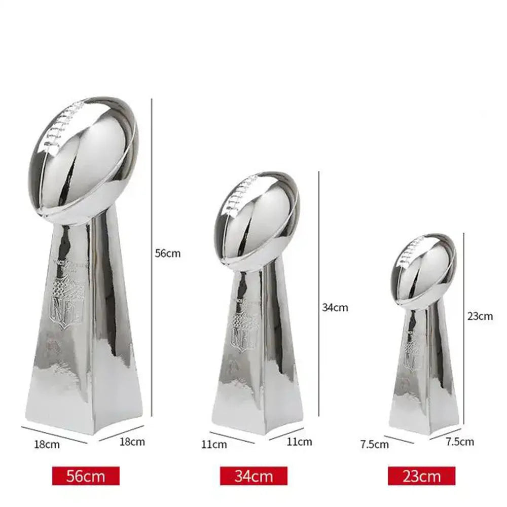 American Football Cup Fan Supplies Rugby Trophy Handicraft For Sports Super Cup Sports Competition Resin Trophy